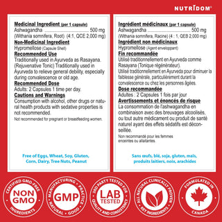 Nutridom - Ashwagandha 2000  - 60 vcaps
