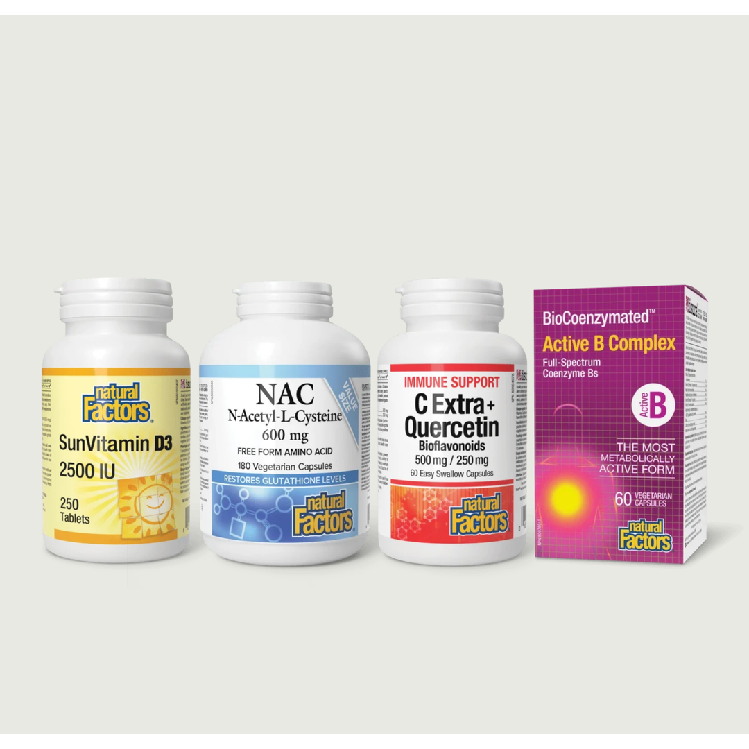 "Win Your Defenses" Stack - The Natural Factors Winter Immunity Bundle