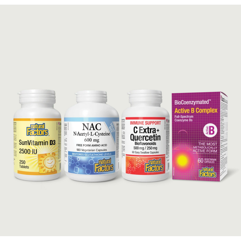 "Win Your Defenses" Stack - The Natural Factors Winter Immunity Bundle
