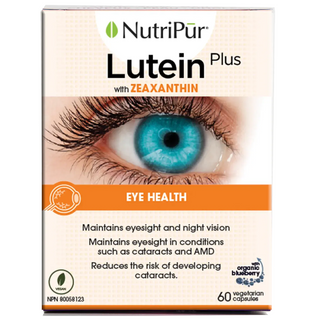 Nutripur - Lutein plus eye health, blueberry - 60 vcaps