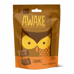 Awake chocolate - caramel chocolate - pouch 8 x 135 g