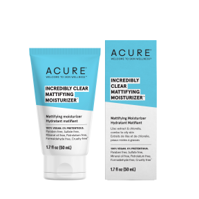 Acure - incredibly clear mattifying moisturizer 50 ml