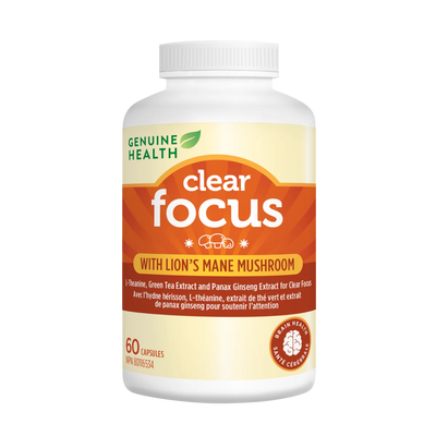 Genuine health - clear focus 60 vcaps