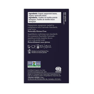 Four o'clock - Org fairtrade herbal tea, peppermint - 16  bags