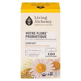 Living alchemy - Your flora probiotic comfort - 60 vcaps