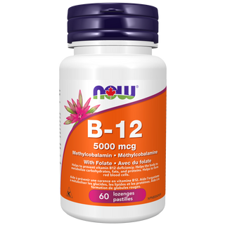 Now - B-12  methylcobalamin (5,000 mcg) - 60 lozenges
