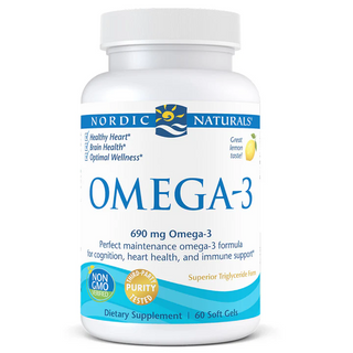 Nordic naturals - omega-3 (690 mg) lemon - 60 sgels