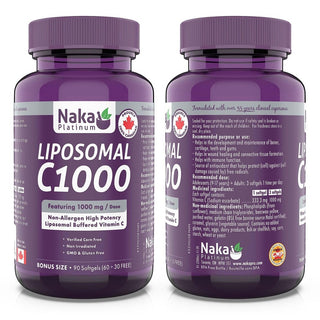 Naka - Platinum liposomal c1000  - 90 sgels