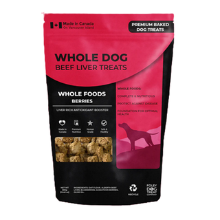 Foley dog treat co - Whole dog beef liver with blue & saskatoon berry - 380g