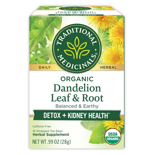 Traditional medicinals - organic dandelion leaf & root tea 16 bags