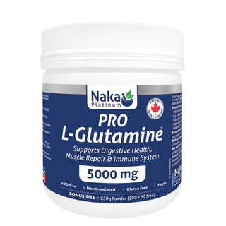 Naka - Platinum pro l-Glutamine 5000mg powder - 250 g