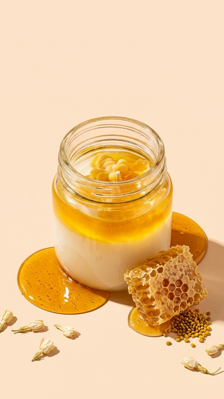 Lapō - Honey milk candle