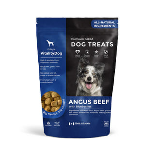 Vitalitydog - Dog treats angus beef w/ blueberry - 400g