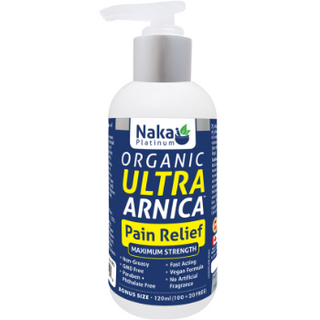 Naka - Platinum organic ultra arnica  maximum - 120 ml