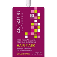 Andalou naturals - 1000 roses complex color care deep conditioning hair mask 6 x 44 ml