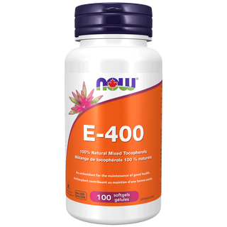 Now - vitamin e-400 ui mixed tocopherols - 100 softgels