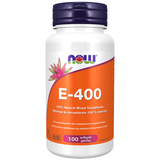 Now - Vitamin e-400 ui mixed tocopherols - 100 softgels