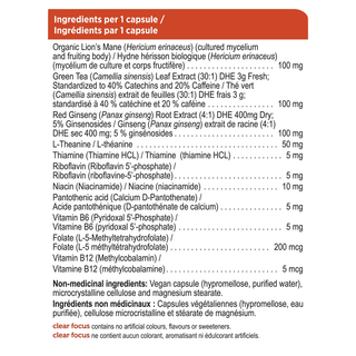 Genuine health - clear focus 60 vcaps