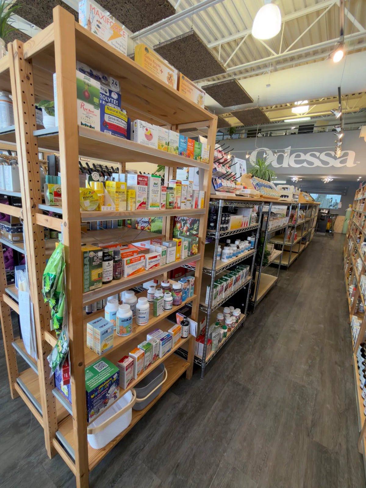 The shelves at the Boutique