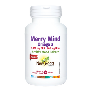 New roots - Merry mind omega 3 (epa 1000,  dha 100) - 30 gél.