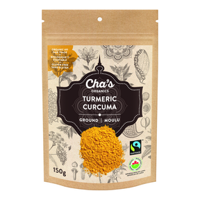 Cha's organics - turmeric, ground 150 g/pc