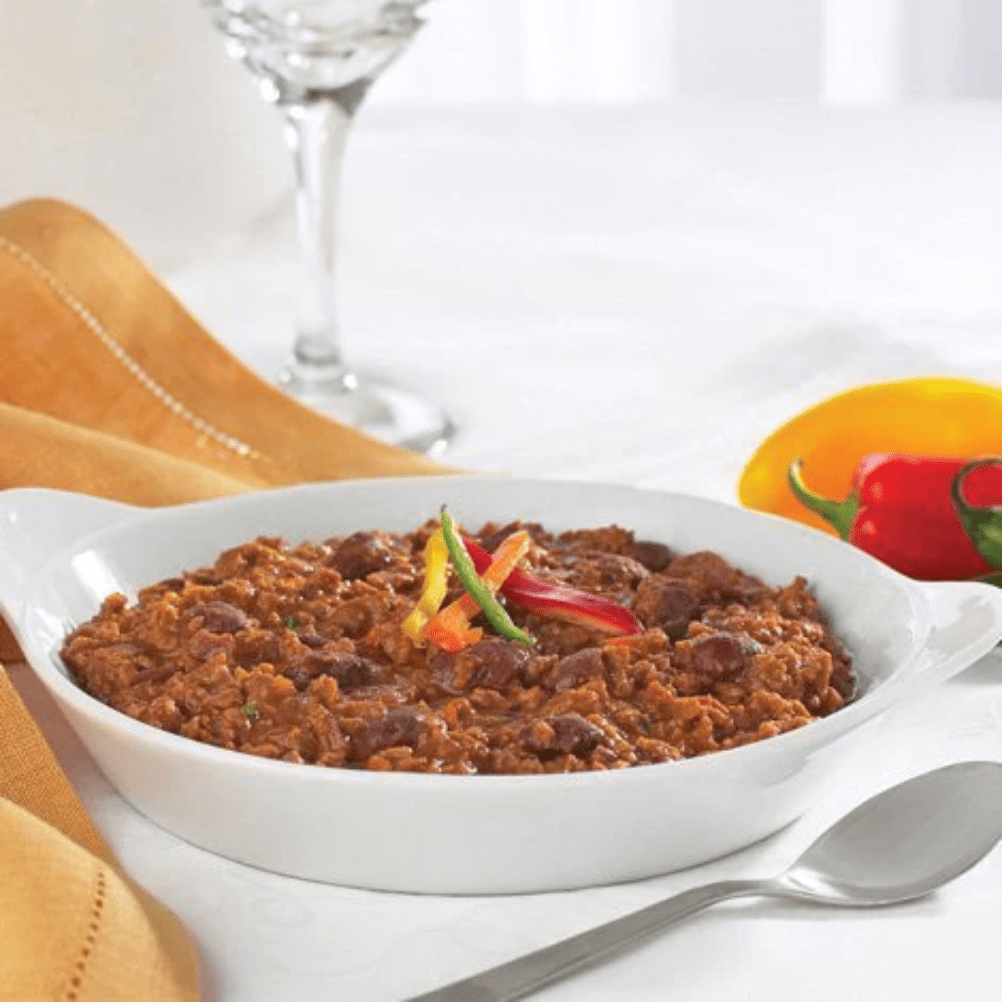 Health wise - vegetable chili with beans