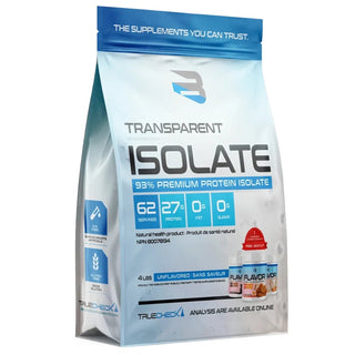 Believe - Unflavored transparent isolate - 4 lbs