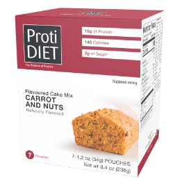 Protidiet - carrot and nuts cake mix (7 packets/ 34g)