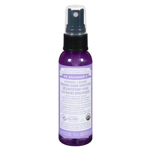 Dr. bronner's - organic hand sanitizer /lavender - 59 ml spray