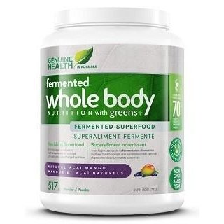 Fermented Whole Body avec Greens+ -Genuine Health -Gagné en Santé