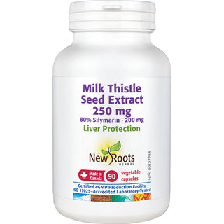 New roots - Milk thistle (seed extract) 250mg - 90 vcaps