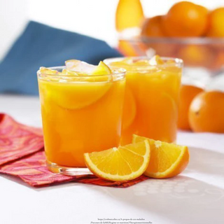 Health wise - orangeade drink
