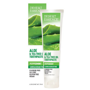 Desert essence - aloe & tea tree toothpaste carrageenan-free - 176 g