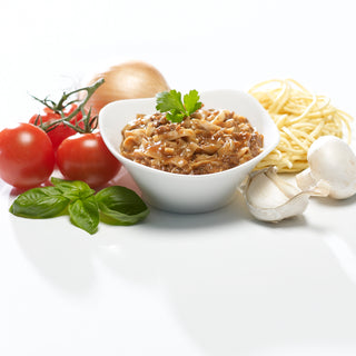 Proti meal – vegetarian spaghetti bolognese 7