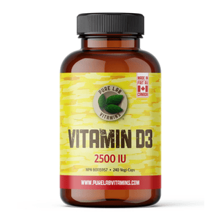 Pure lab - vitamin d3 2500iu - 240vcaps.