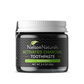 Nelson naturals - activated charcoal peppermint toothpaste 93 g