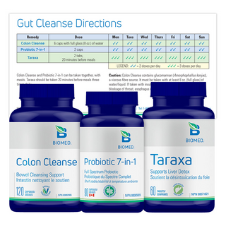 Biomed - gut cleanse bundle