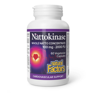 Natural factors - Nattokinase 100mg - 60 vcaps
