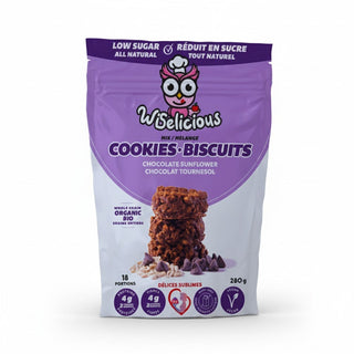Délices sublimes - Widelicious | chocolate sunflower cookie mix | 1g sugar, vegan & high protein