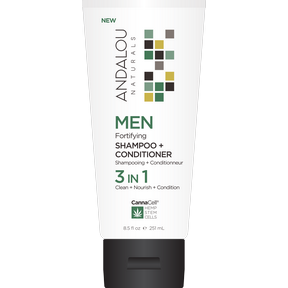 Andalou naturals - men fort shampoo + conditioner 251 ml