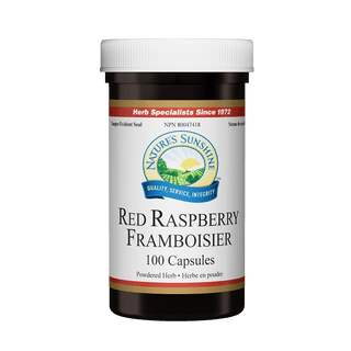 Nature's sunshine - red raspberry - 100 caps