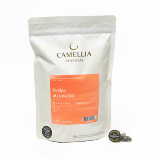 Camellia sinensis - Jasmine pearls, flavoured green tea - (bag of 50 sachets)