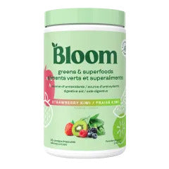 Bloom - Greens & superfoods (strawberry kiwi flavor) - 132 g