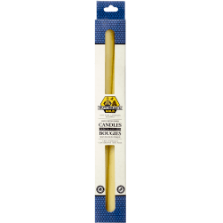 Dutchman's gold - beeswax candles, taper 10 2 pk