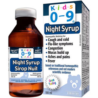 Homeocan - Kids 0-9, cough & cold night syrup - 100 ml