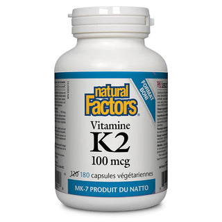 Natural factors - Vitamin k2 100 mcg