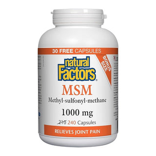 Natural factors - Msm methyl-Sulfonyl-Methane 1,000 mg