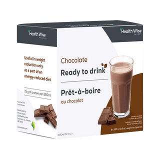 Health wise – ready-to-drink chocolate shake 6 x 250ml
