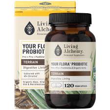 Living alchemy - Your flora probiotic terrain -120vcaps