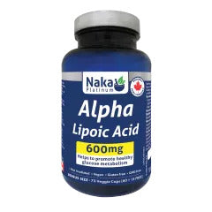 Naka - Platinum alpha lipoic acid 600mg - 75 caps
